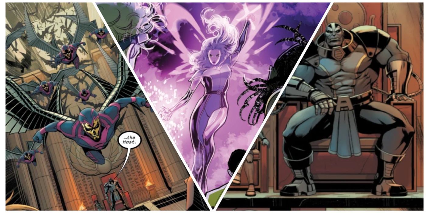 The X-Men and Apocalypse's Egypt in Dead X-Men #3.