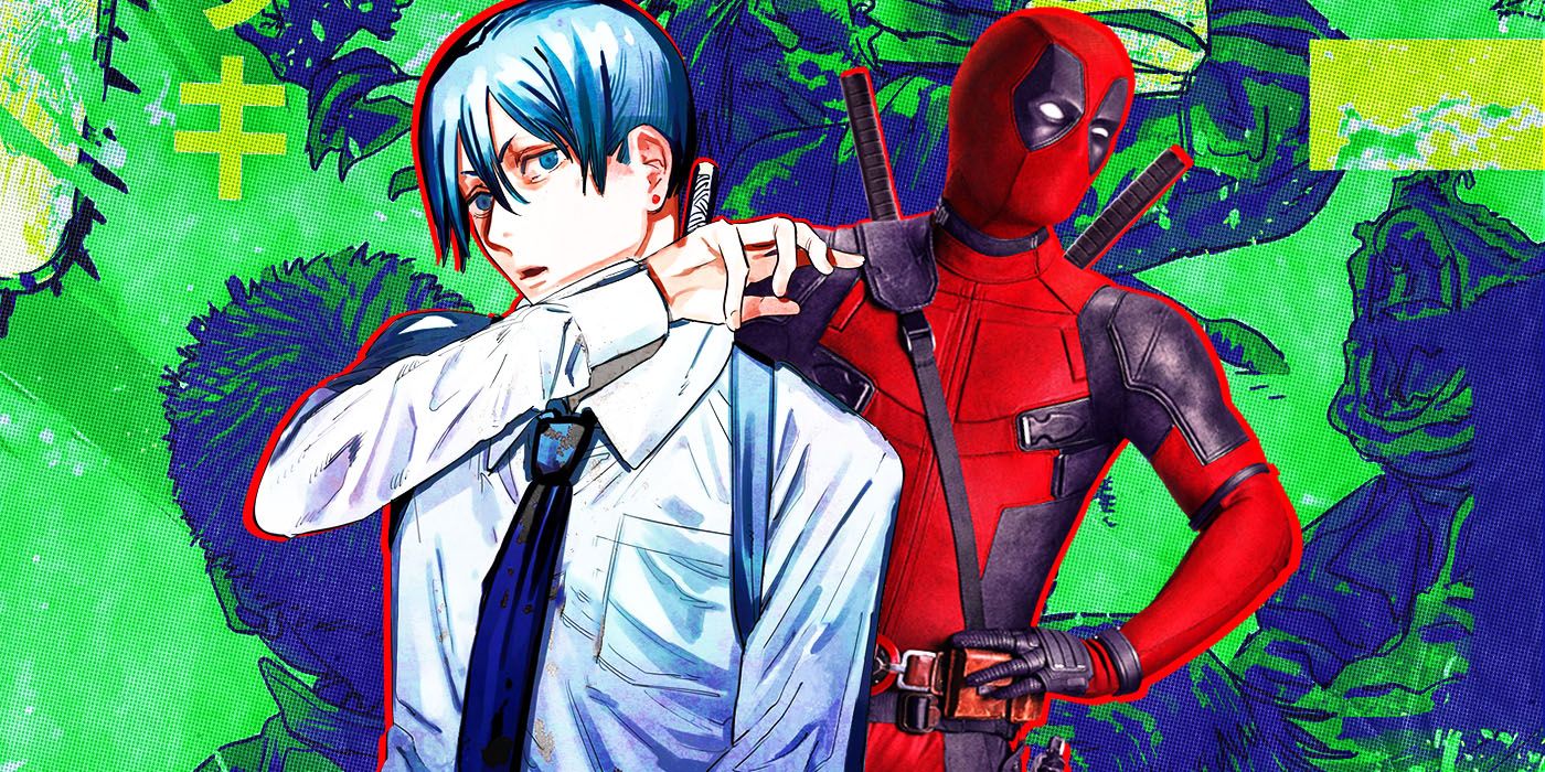 Aki Hayakawa from Chainsaw Man and Deadpool from the titular movie.