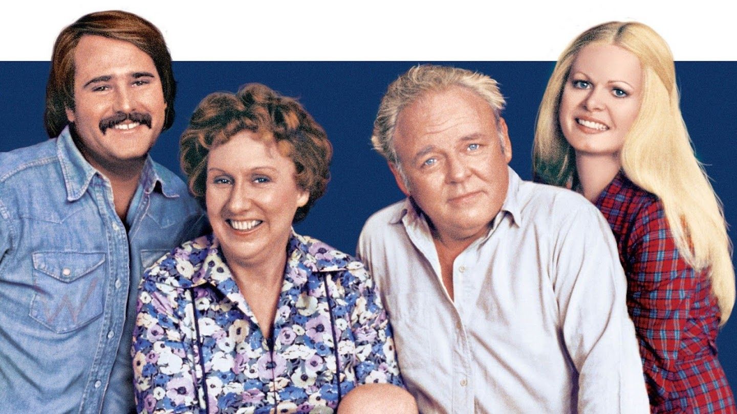 A shot of the cast of All in the Family