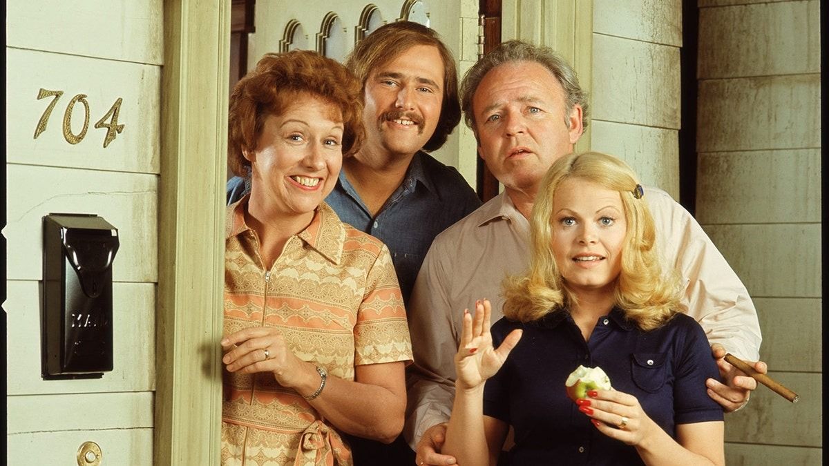 The cast of All in the Family