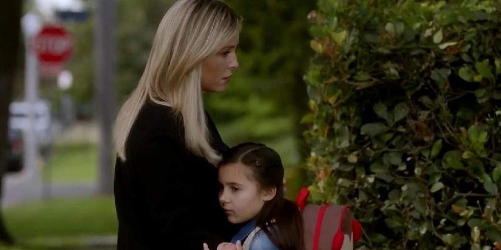 Sofia nuzzled into Arizona's chest in Grey's Anatomy