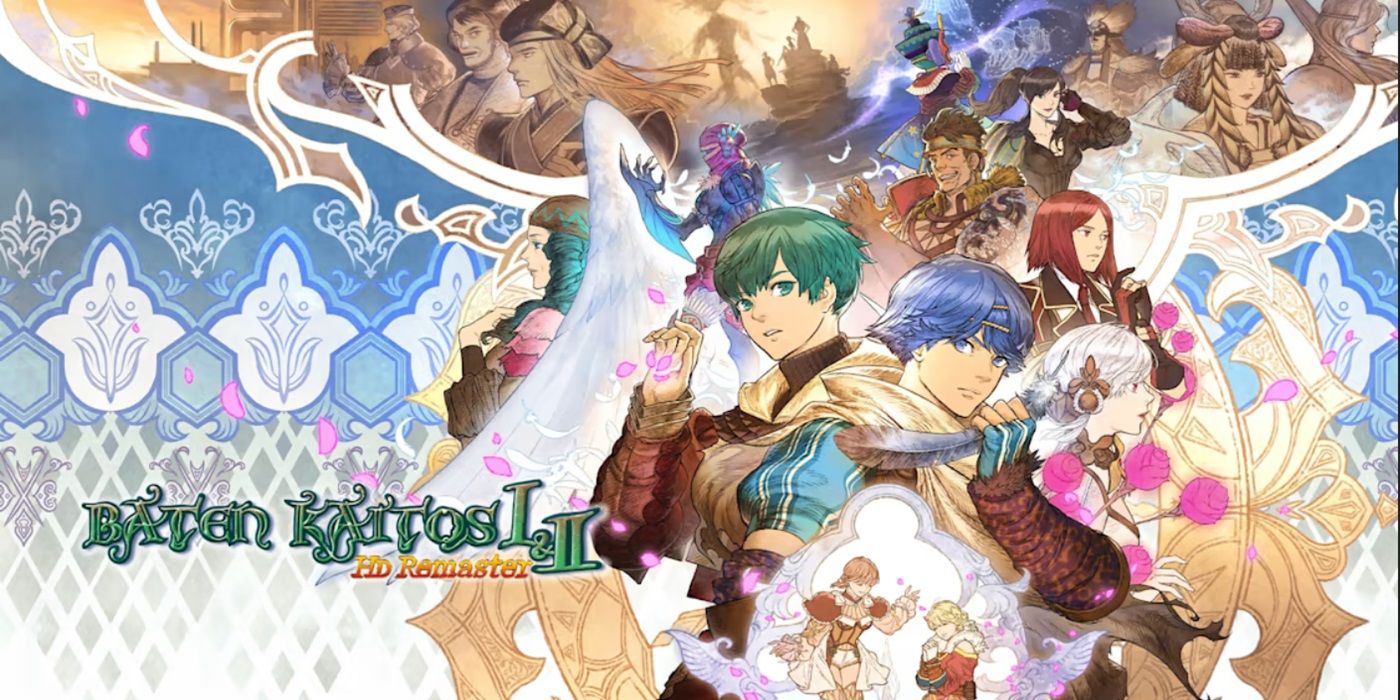 A arte da capa de Baten Kaitos I e II Remaster mostra os protagonistas de ambos os jogos.