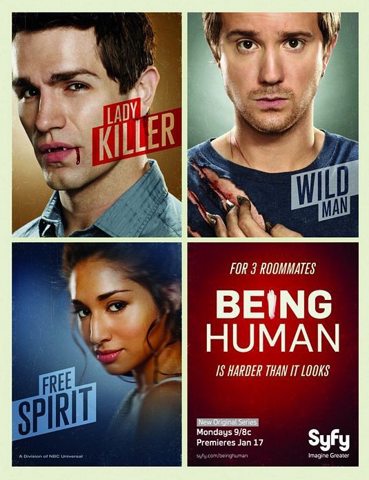 Being Human 2011 TV Show Poster