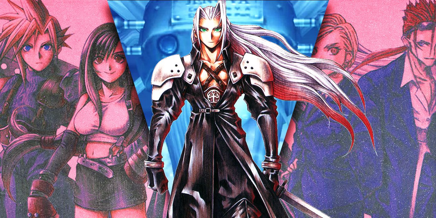 Cloud, Tifa, Sephiroth, Elena, and Reno Final Fantasy 7 Original