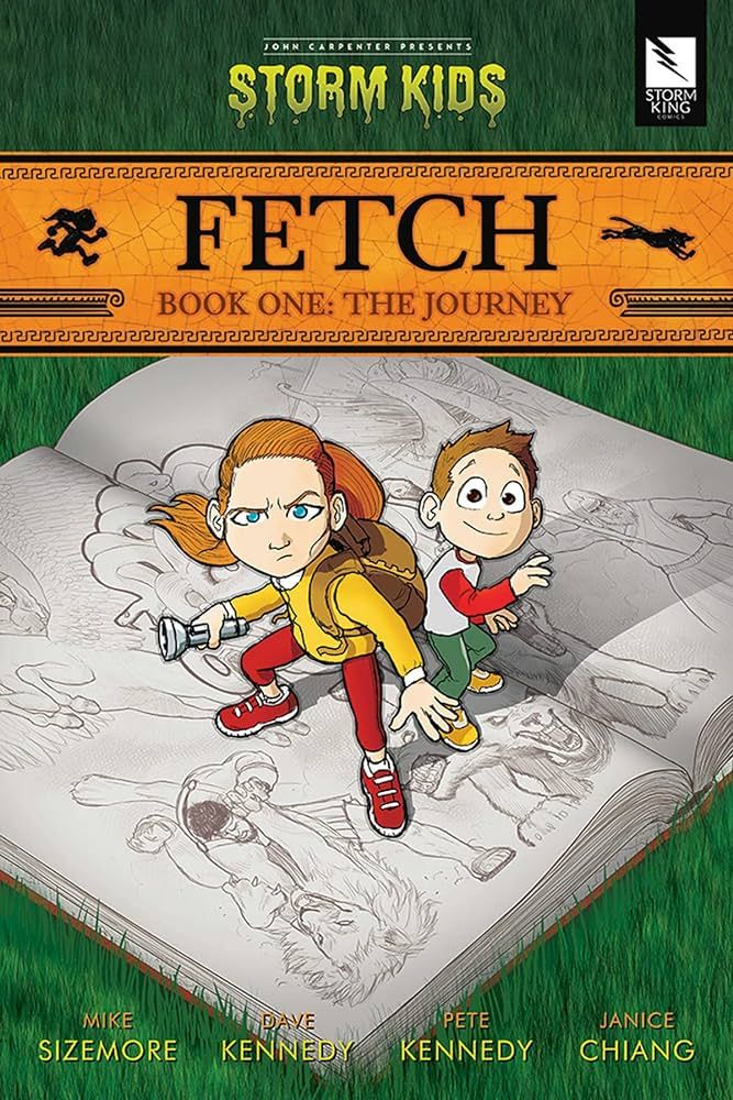Danni and Sammy in Fetch Book One The Journey