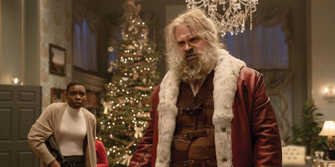 David Harbour as Santa Claus in Violent Night