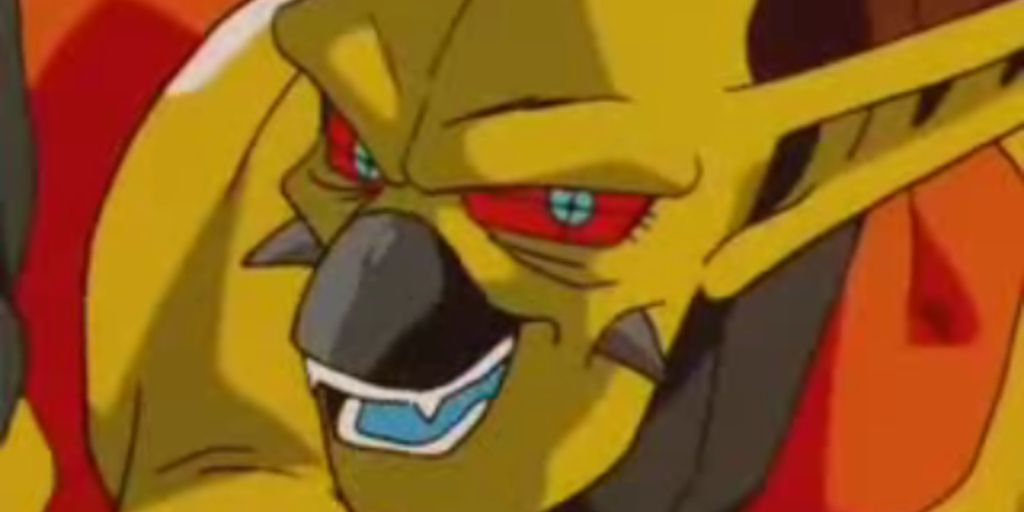 Mutchy flashes a wicked grin in Dragon Ball GT.