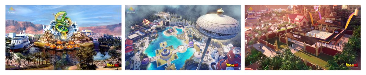 Official images for Dragon Ball theme park in Saudi Arabia