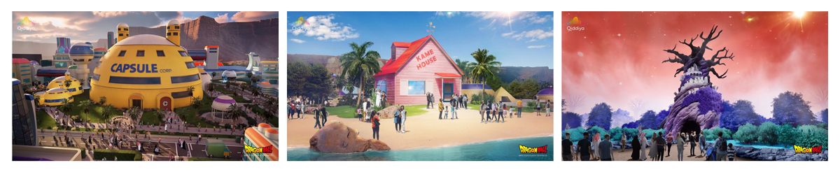 Official images for Dragon Ball theme park in Saudi Arabia