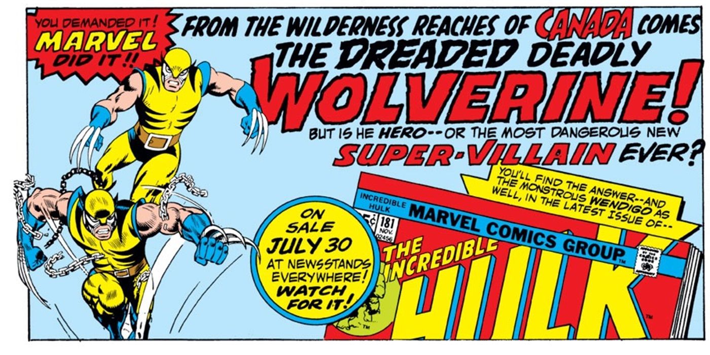 The first time Wolverine appeared in a comic book