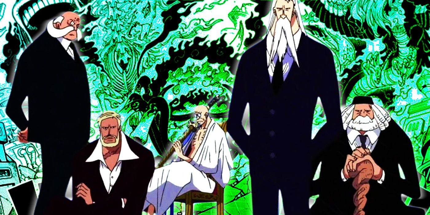 One PIece's Five Elders and their true forms