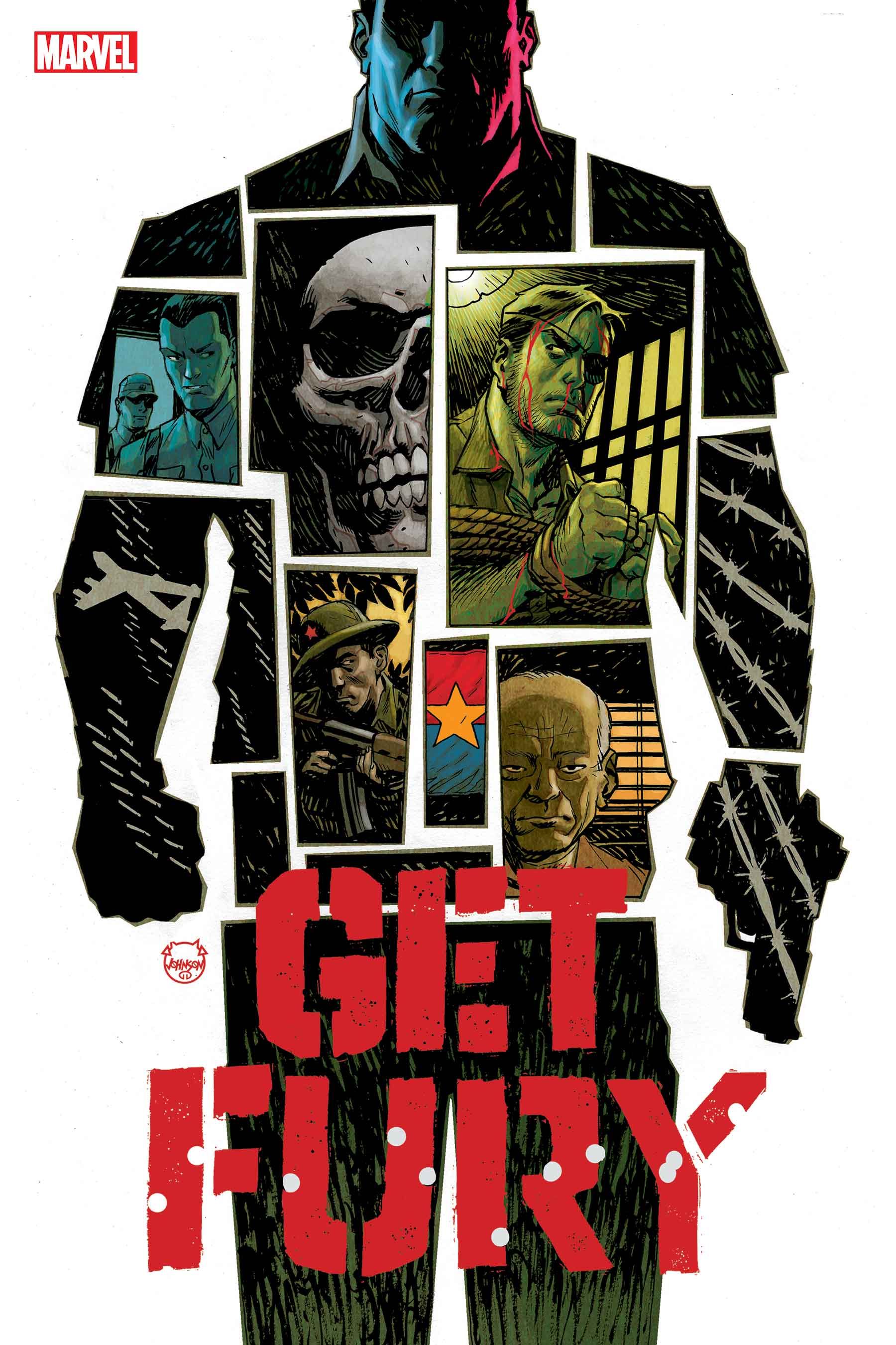Dave Johnson's cover for Get Fury #3