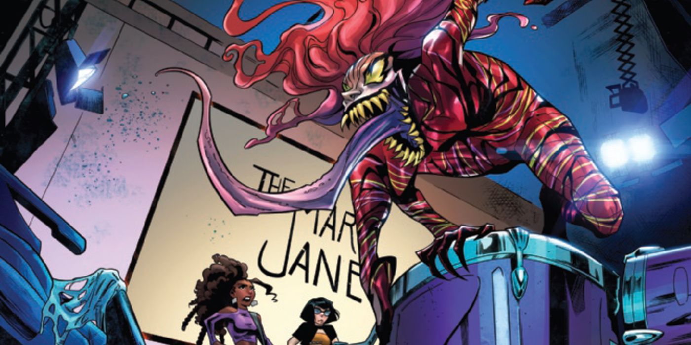 Giant-Size Spider-Gwen #1 Mary Jane as Carnage.