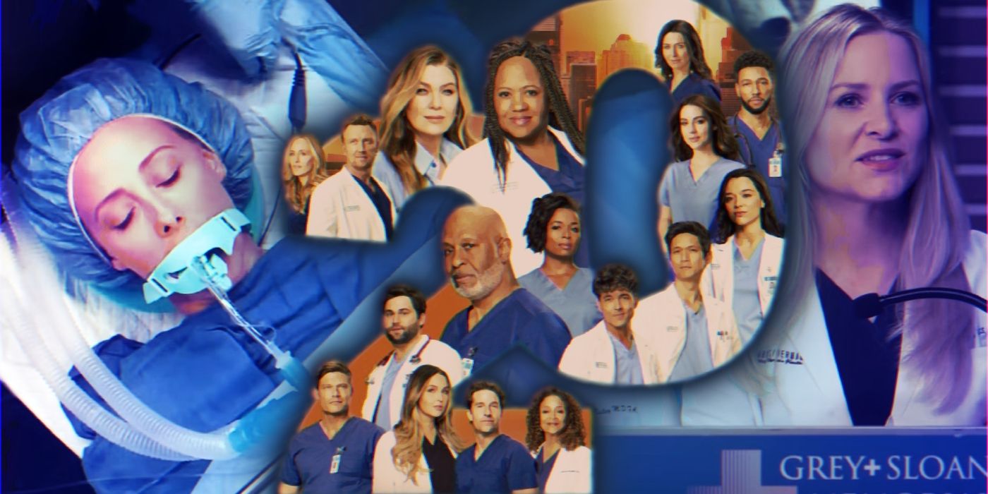 A feature image of Grey's Anatomy's 20th season.