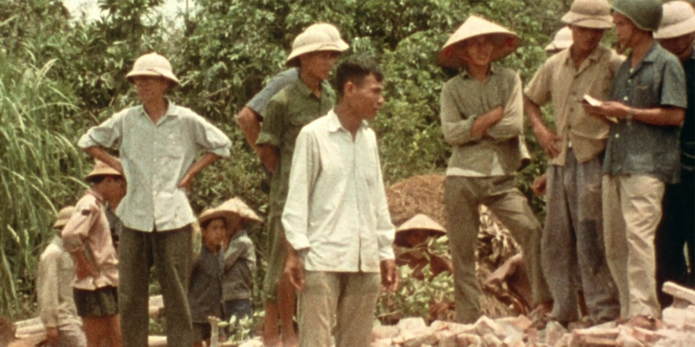 Vietnam villagers look on during the Vietnam War in Hearts and Minds