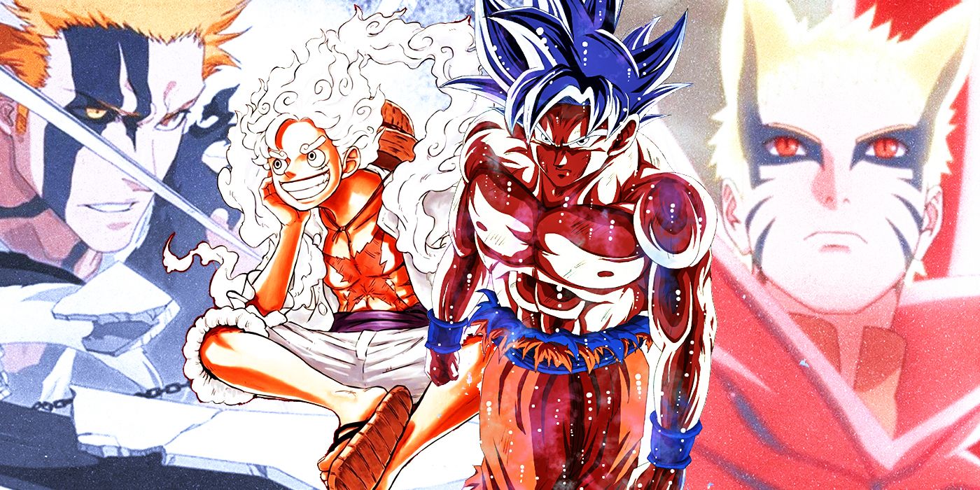 Custom Image of Ichigo, Luffy, Goku, and Naruto
