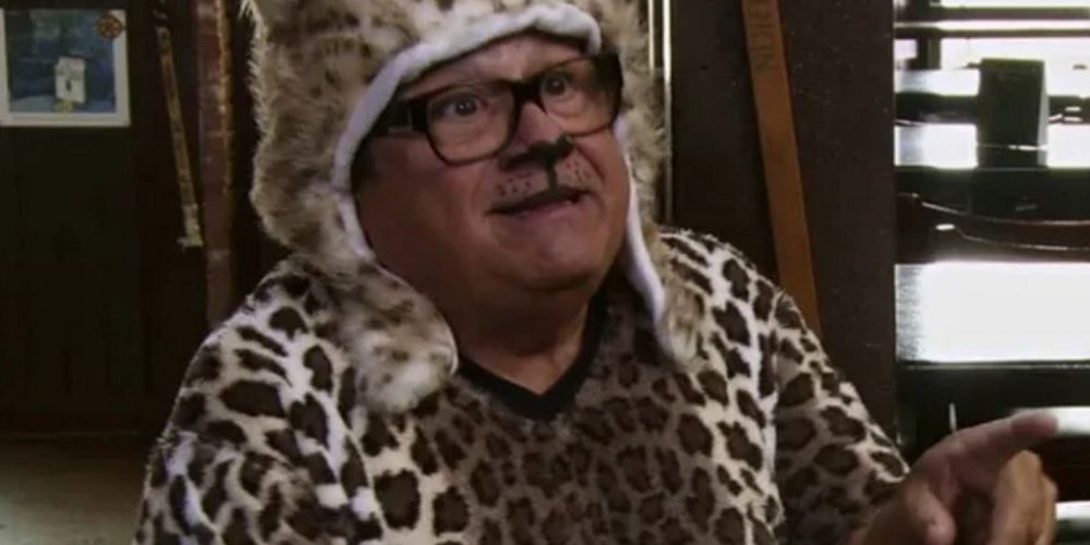 Frank dressed as a man cheetah from It's Always Sunny In Philadelphia.