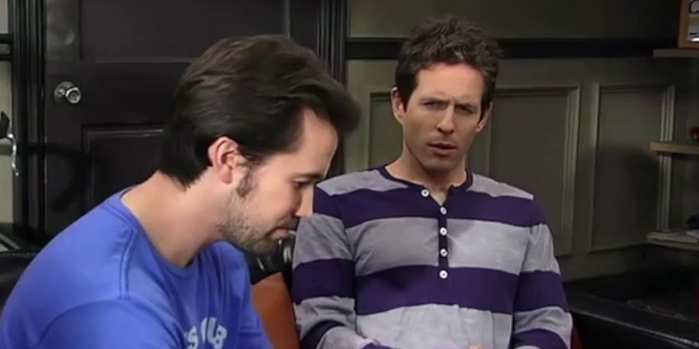 It's Always Sunny In Philadelphia's Mac and Dennis have a serious conversation