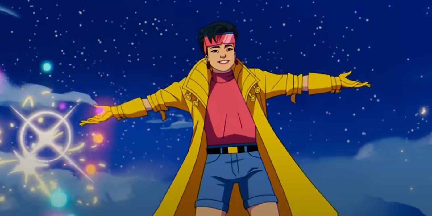 Jubilee smiling and using her powers in X-Men '97