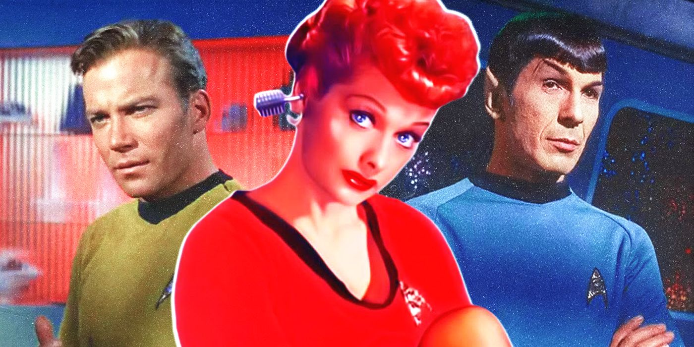 Kirk, Lucille, and Spock Star Trek