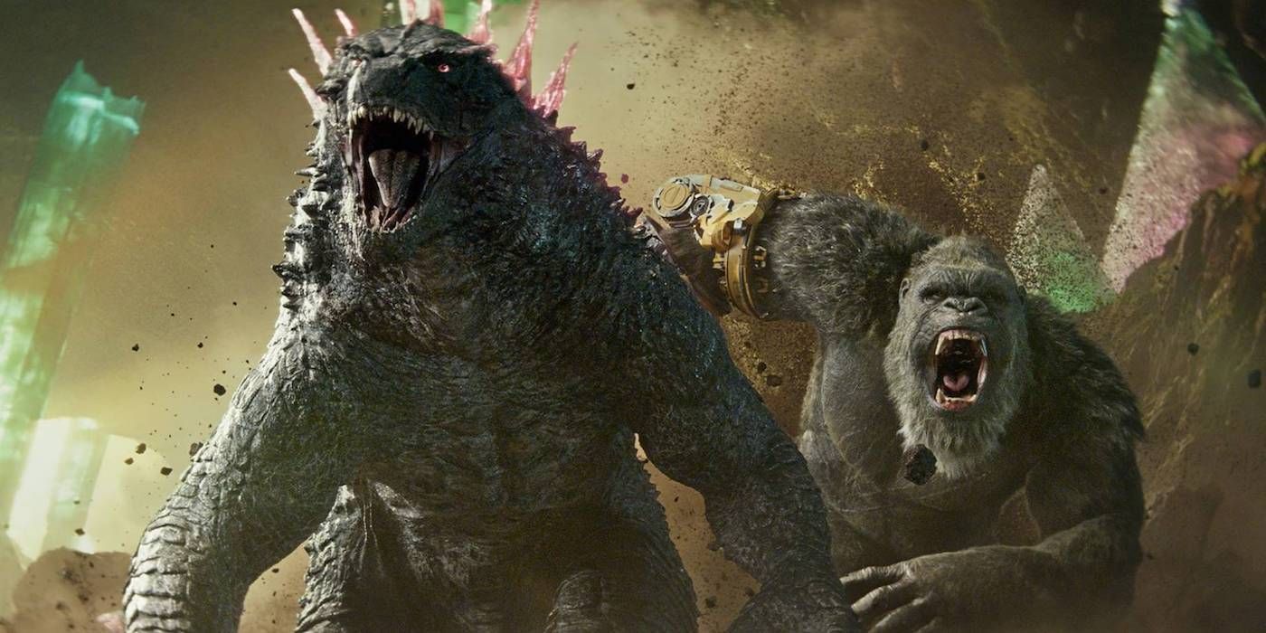 Kong and Godzilla fight alongside each other in Godzilla x Kong: The New Empire