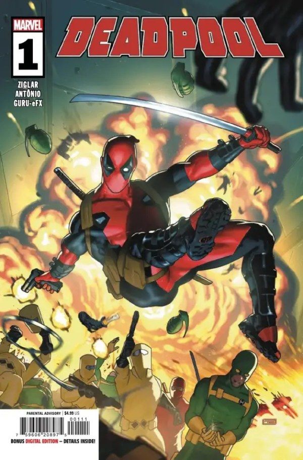 Deadpool #1 cover.