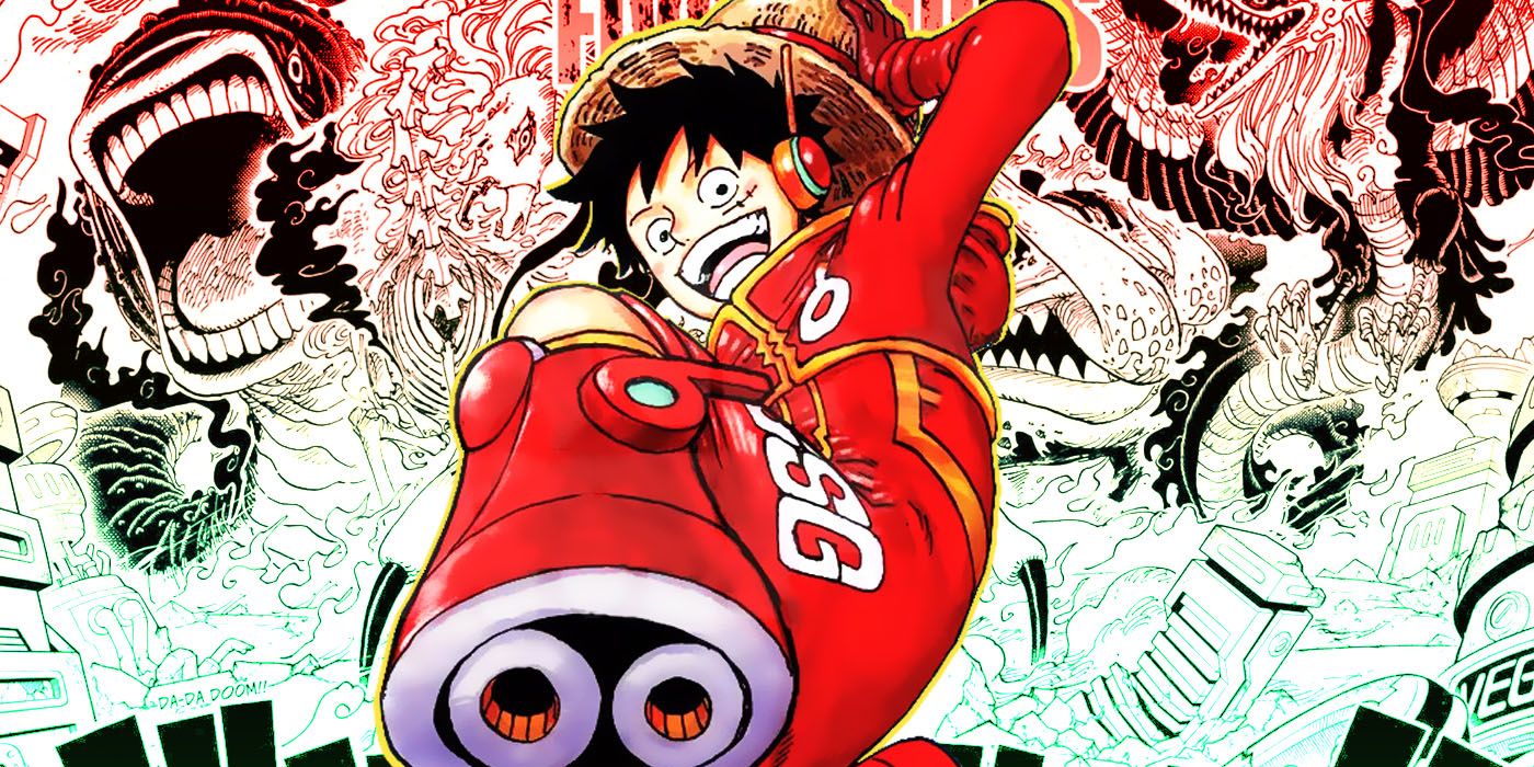Luffy and One Piece's 1110 page spread