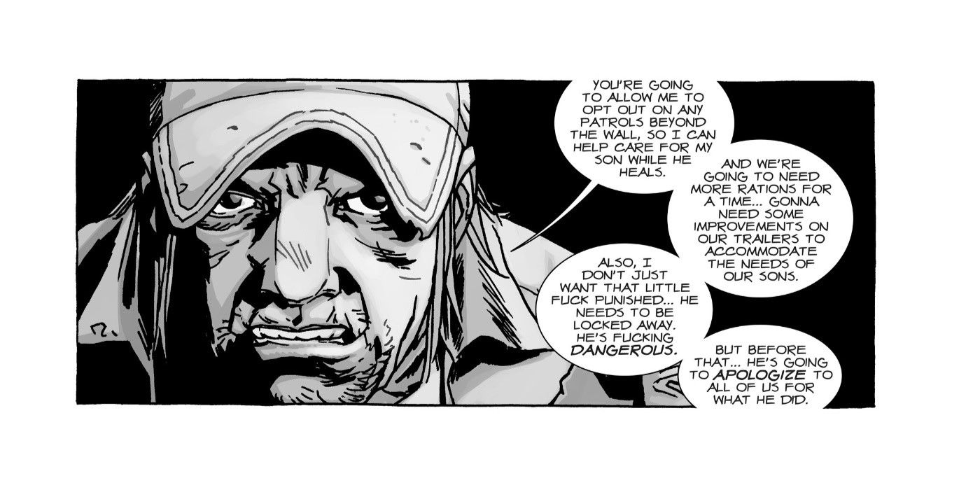 Morton Rose in The Walking Dead comics