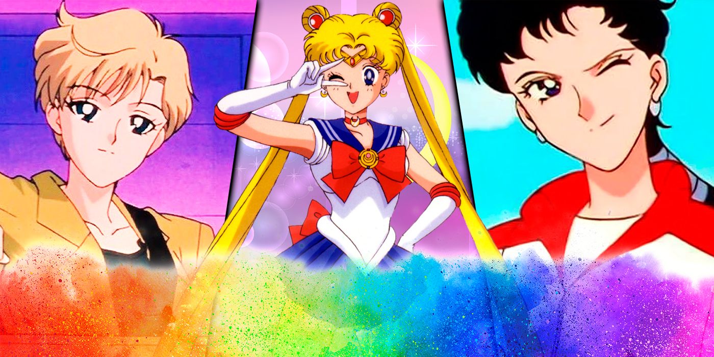 Sailor Moon' Usagi, Haruka Tenoh, and Seiya Kou