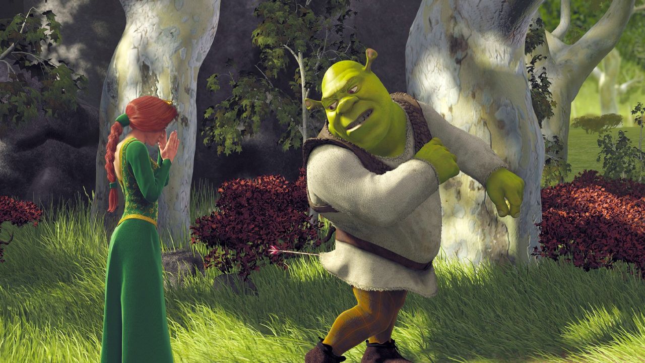 Shrek and Fiona in the original film “Shrek”