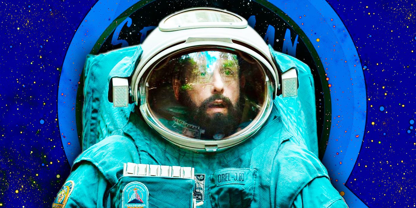 Adam Sandler's Jakub stares into space in Spaceman