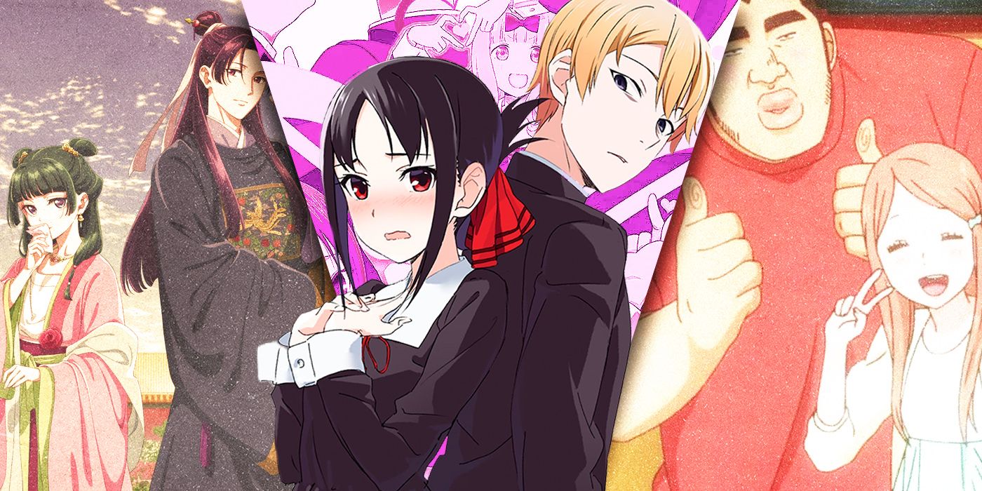 Split Images of The Apotechary Diaries, Kaguya Sama Love Is War, and My Love Story