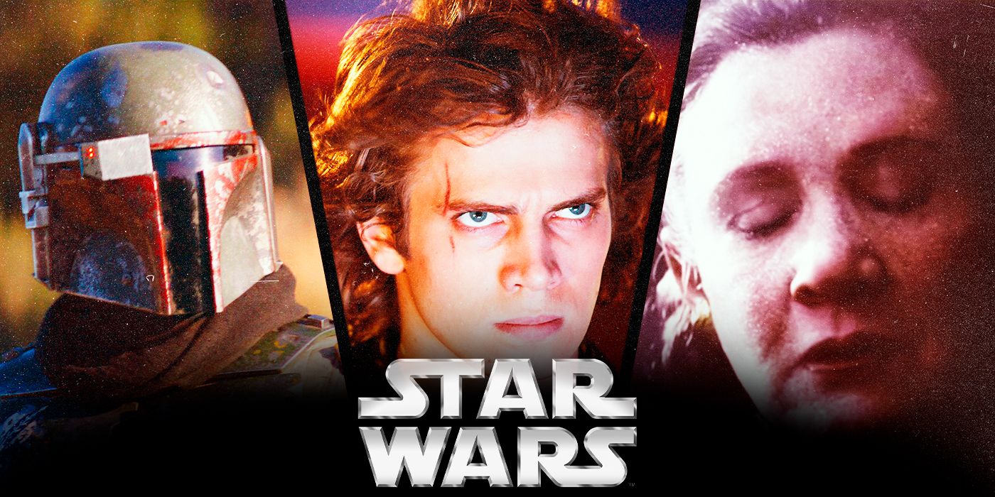 Star Wars' Anakin Skywalker, Leia Organa and Boba Fett