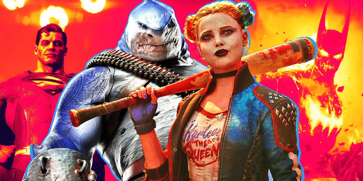 Suicide Squad Kill The Justice League Shark King and Harley Quinn