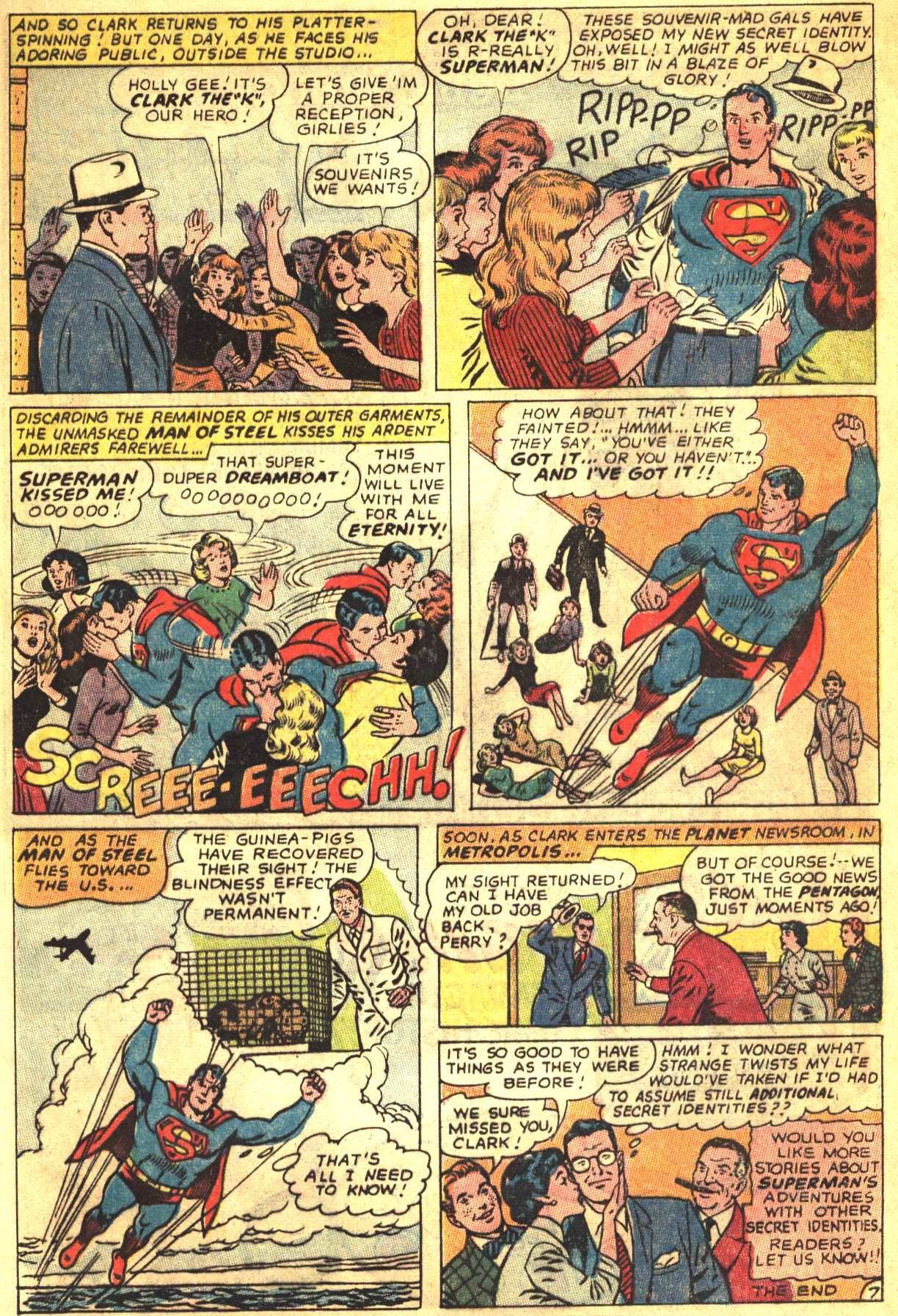 Clark kisses all of the British girls