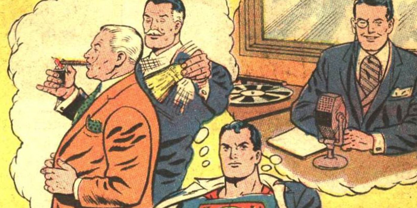 Superman becoems a butler and a British DJ