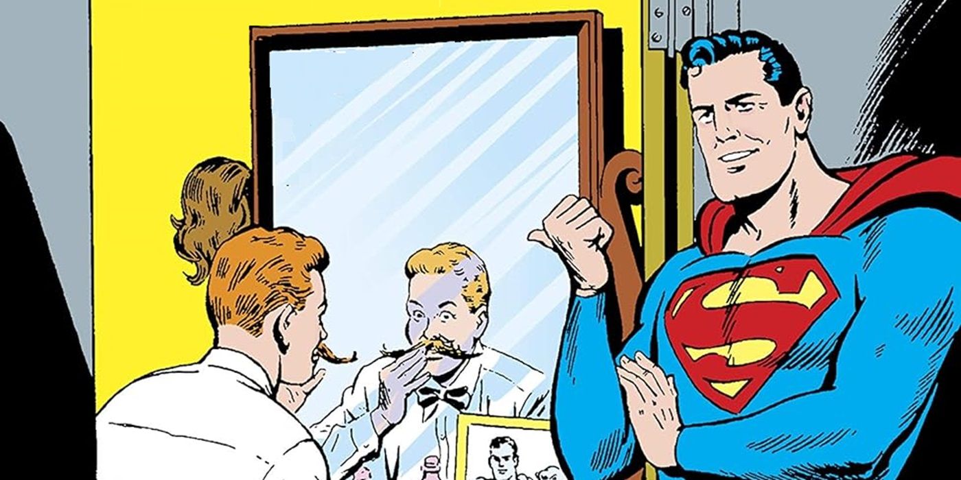 Superman introducing Jimmy Olsen's comic book