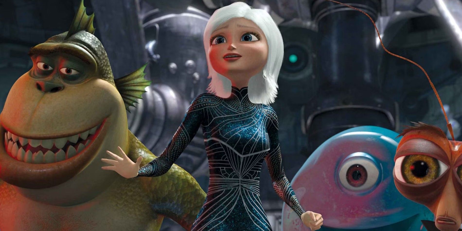 Susan Murphy and the rest of the monsters in DreamWorks' Monsters vs. Aliens