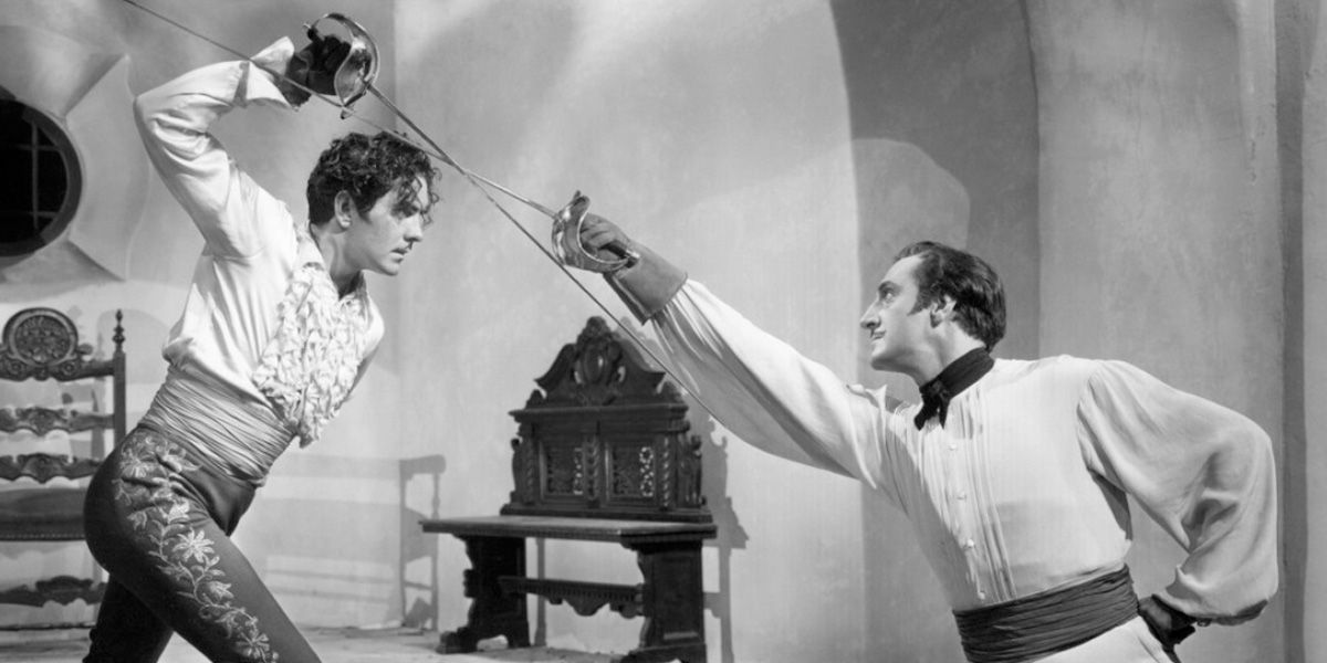 Duelo da Marca do Zorro com Basil Rathbone e Tyrone Power