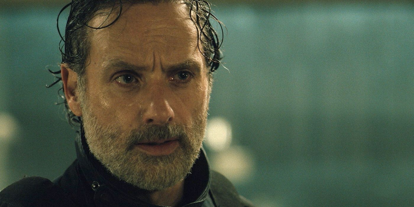 Andrew Lincoln as Rick Grimes on The Walking Dead: The Ones Who Live Episode 4