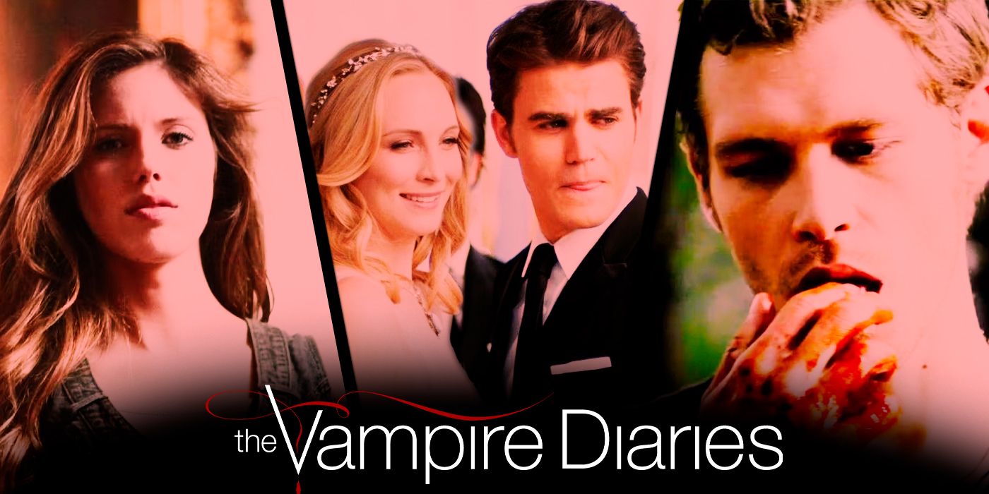 The Vampire Diaries Klaus, Stefan and Caroline and Vicki Donovan