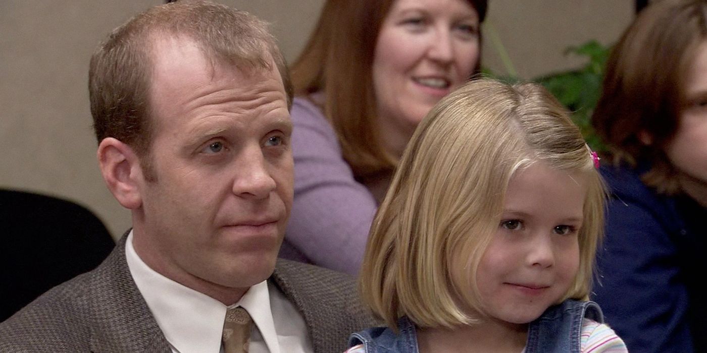 Toby with his daughter from The Office S2E18