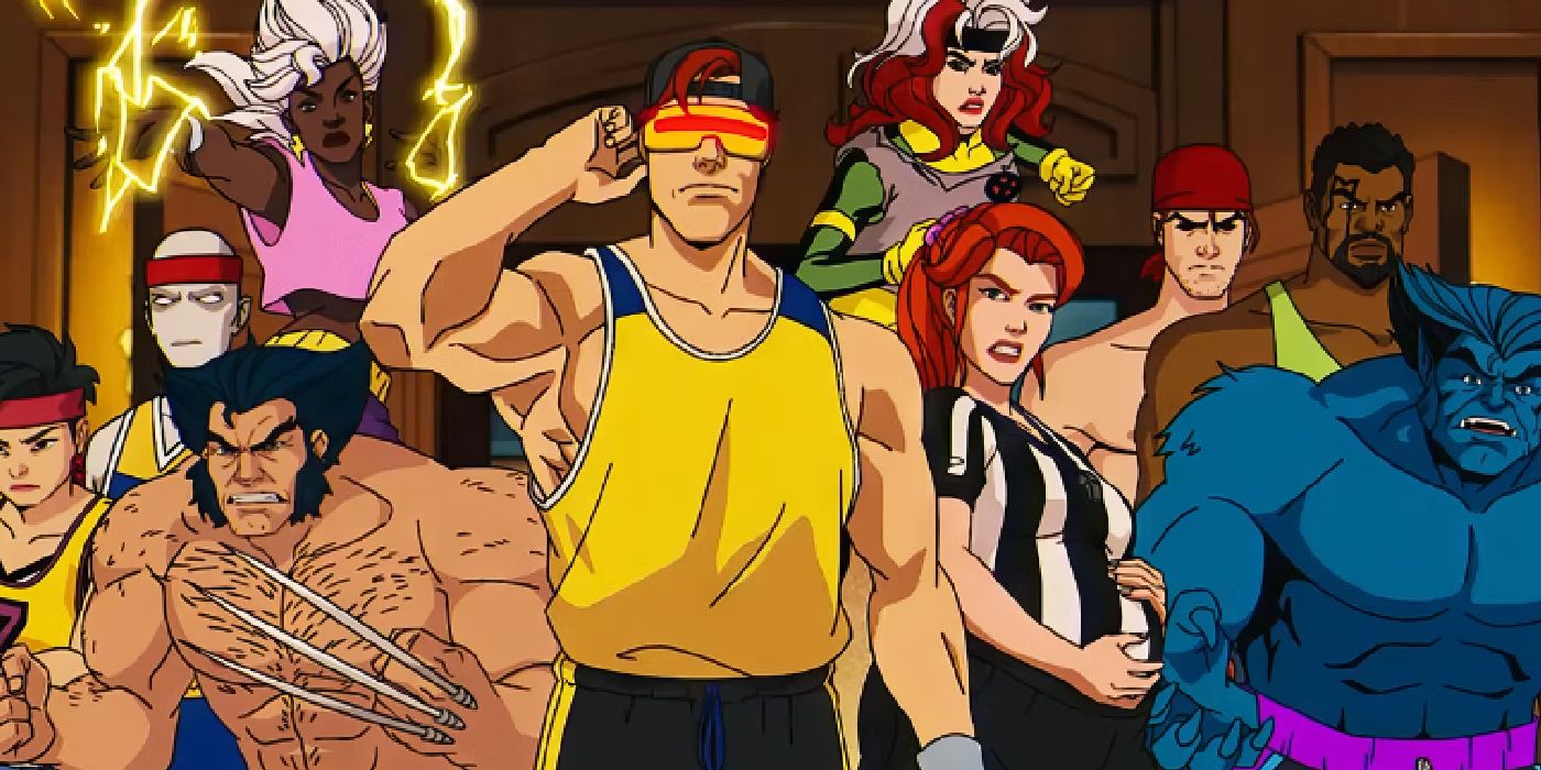 The X-Men after a basketball game - X-Men '97