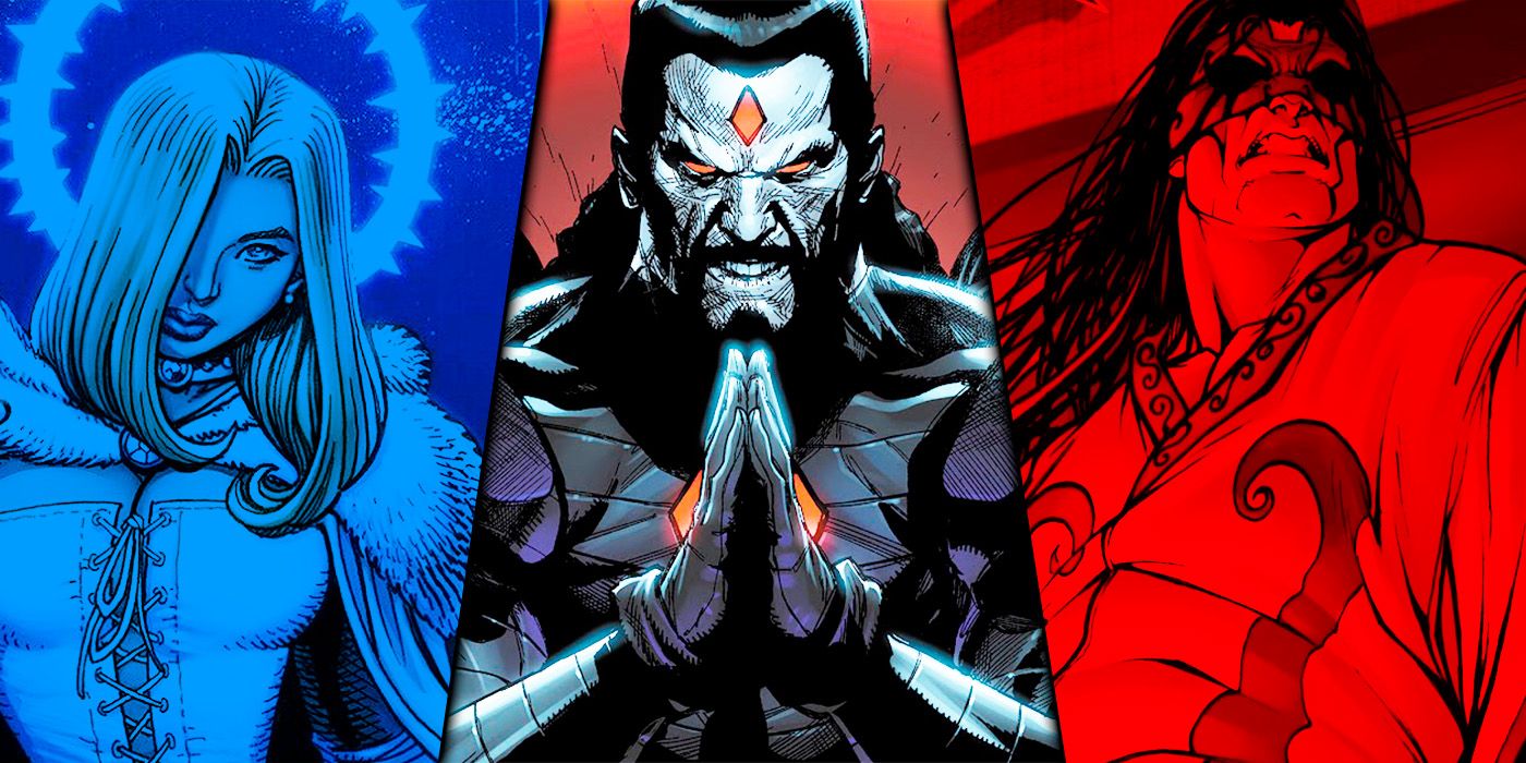 X-Men Mister Sinister, Emma Frost and Gorgon