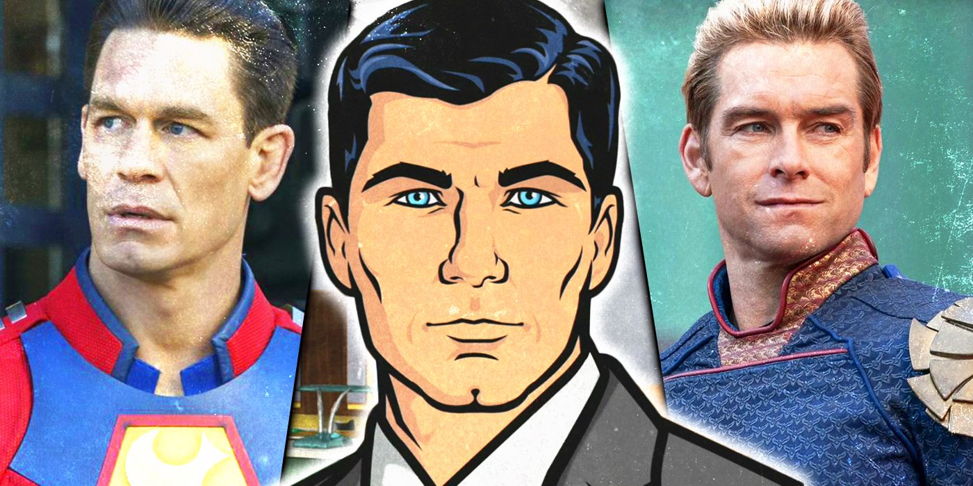 John Cena as Peacemaker, Sterling Archer and Antony Starr as The Boys