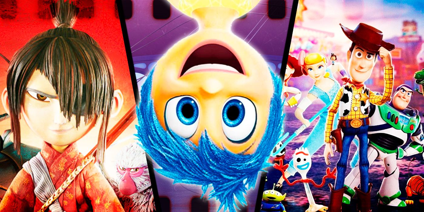 Inside out, Toy Story 4 and Kubo and the Two Strings