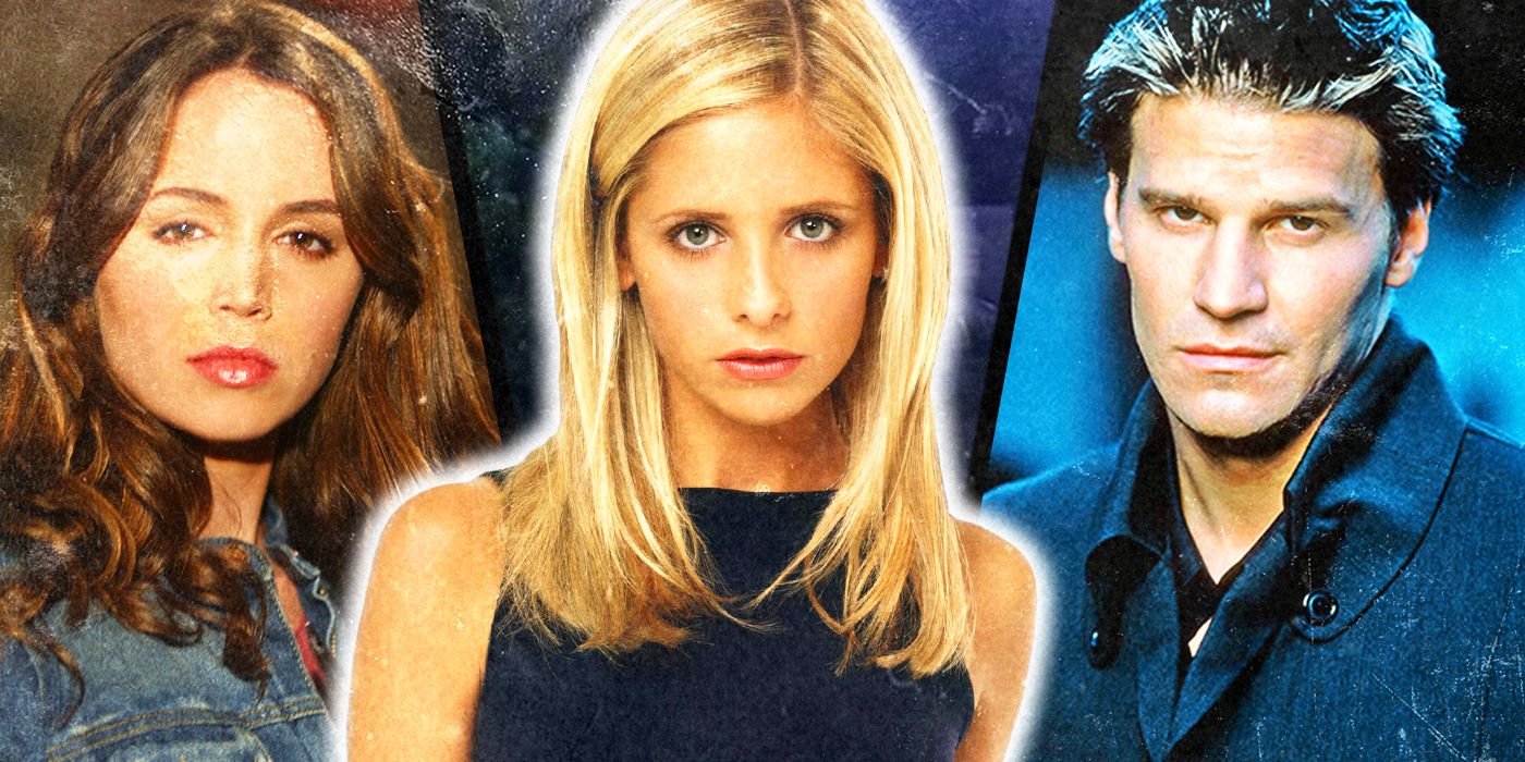 Faith, Buffy and Angel from Buffy the Vampire Slayer