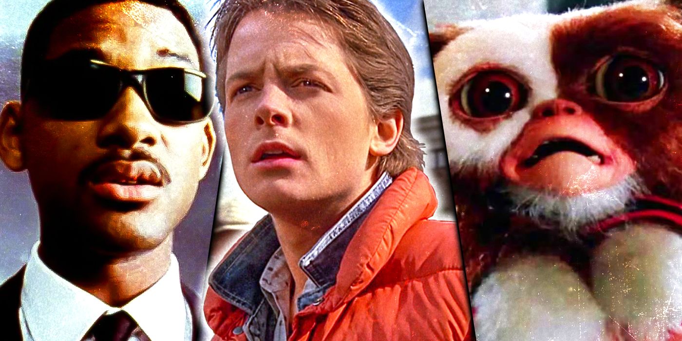 Will Smith in Men in Black, Michael Fox in Back to the Future and Gizmo from Gremlins