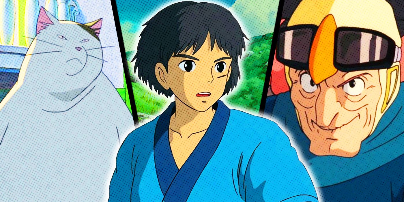 Muta from The Cat Returns, Ashitaka from Princess Mononoke and Dola from Castle in the Sky