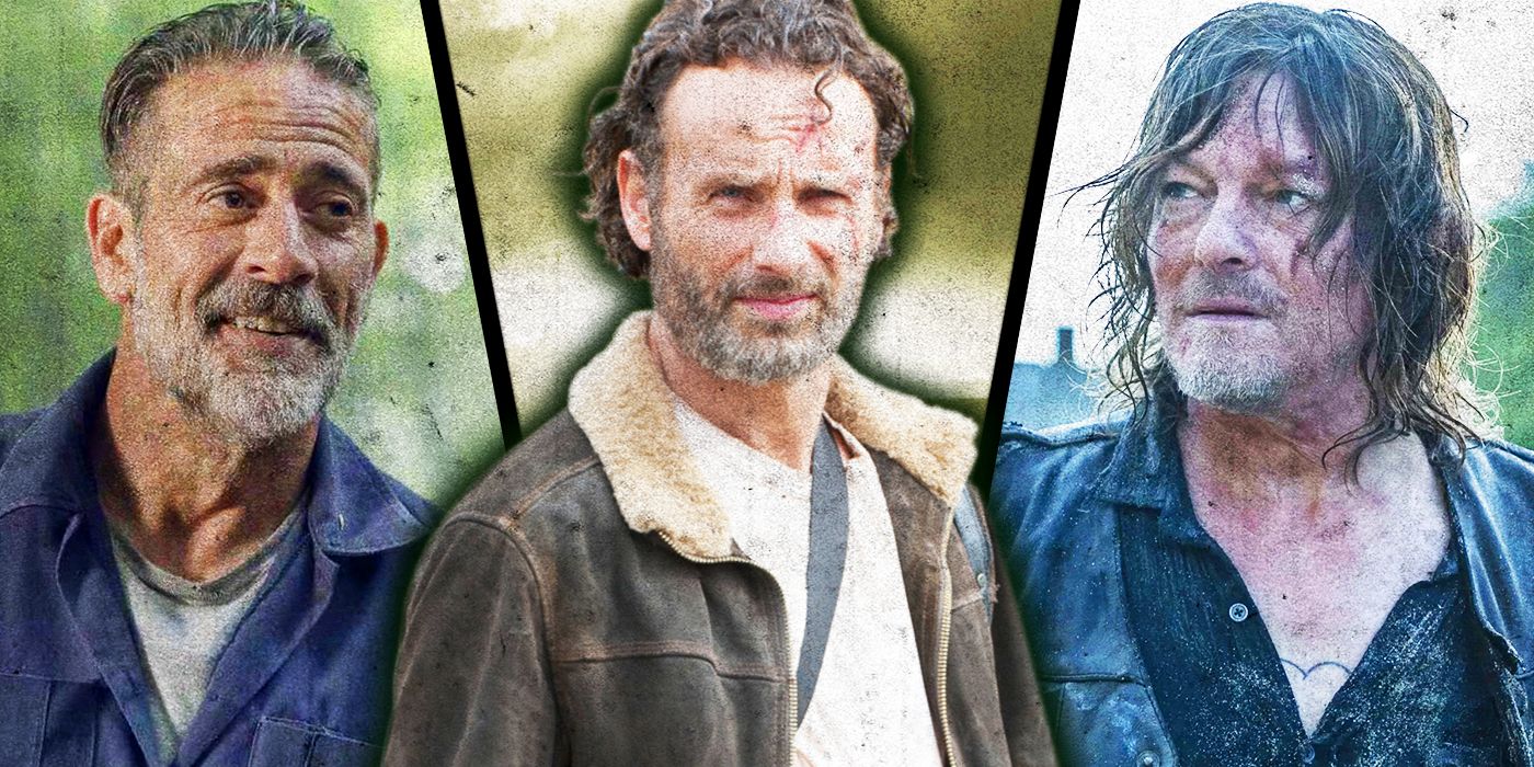 Negan Smith, Rick Grimes and Daryl Dixon from The Walking Dead